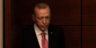 Ein Porträt von Erdoğan