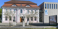 Das alte Gebäude des Kleist-Museums und daneben der Neubau in Frankfurt (Oder)