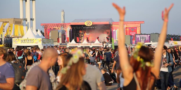 Besucher des Lollaplooza 2015 Besucher des Lollaplooza 2015