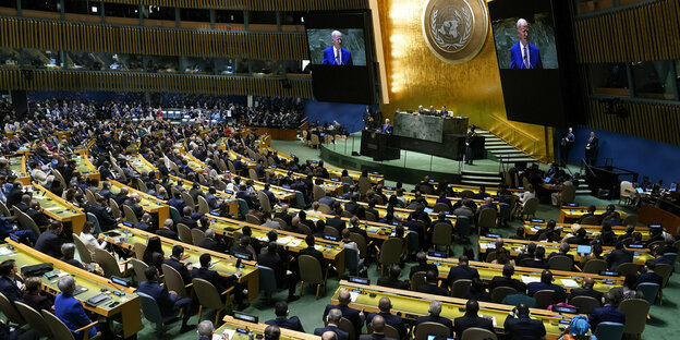UN General Assembly in New York.