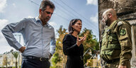 Annalena Baerbock und Eli Cohen, Verteidigungsminister Israels
