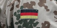 Detail der Uniform eines Bundeswehrsoldaten