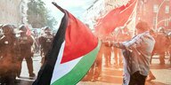 Propalästinensische Demonstrierende