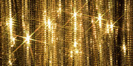 golden glitzernder Vorhang