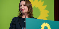 Das Bild zeigt Tanja Prinz, die beim Grünen-Landesparteitag als Vorsitzkandidatin durchfiel.