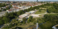 Luftbild vom Görlitzer Park