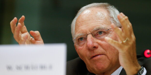 Porträt Wolfgang Schäuble Porträt Wolfgang Schäuble