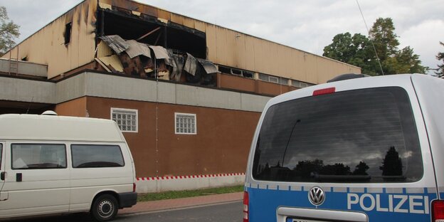 Eine Flüchtlingsunterkunft in Wertheim wurde in Brand gesteckt Eine Flüchtlingsunterkunft in Wertheim wurde in Brand gesteckt