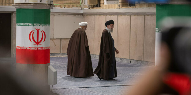 Iranian religious leader Ayatollah Khamenei.