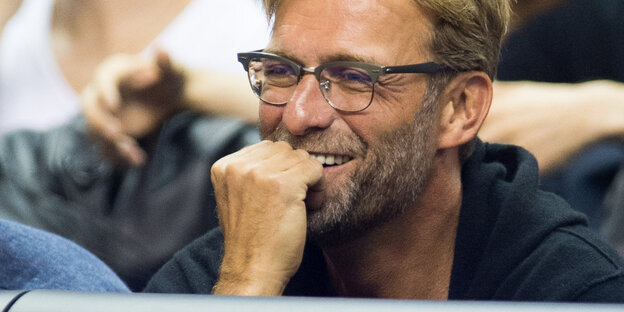 Jürgen Klopp lacht Jürgen Klopp lacht