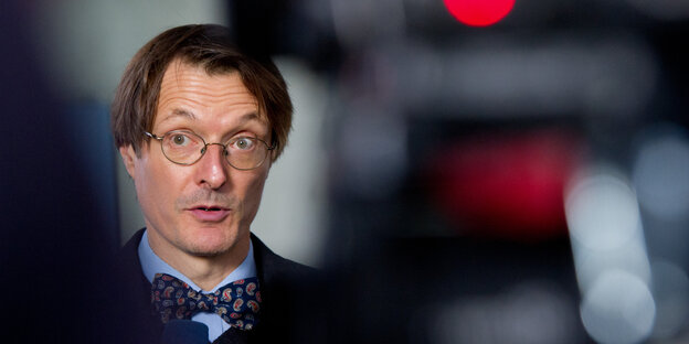 Der SPD-Politiker Karl Lauterbach Der SPD-Politiker Karl Lauterbach