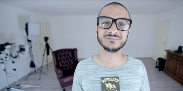 Younes Al-Amayra in einem Video der Datteltäter Younes Al-Amayra in einem Video der Datteltäter