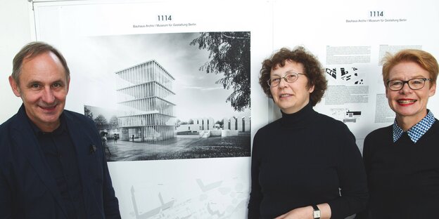 Entwurf für das Bauhaus-Archiv Entwurf für das Bauhaus-Archiv