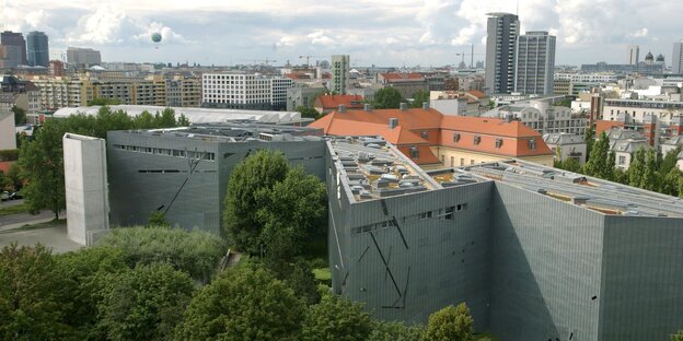 Luftbild aufs Jüdische Museum Luftbild aufs Jüdische Museum