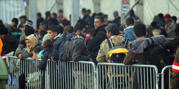 Flüchtlinge in Spielfeld Flüchtlinge in Spielfeld