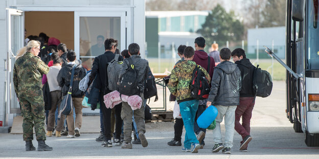 Flüchtlinge in Erding, Bayern Flüchtlinge in Erding, Bayern