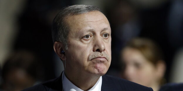 Erdogan zieht eine Schnute Erdogan zieht eine Schnute