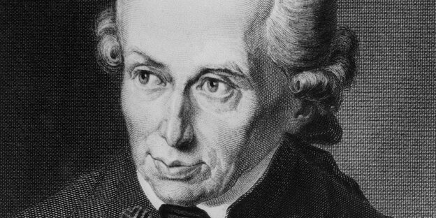 Ein Bild des Philosophen Immanuel Kant Ein Bild des Philosophen Immanuel Kant