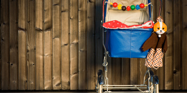 Blauer Kinderwagen Blauer Kinderwagen