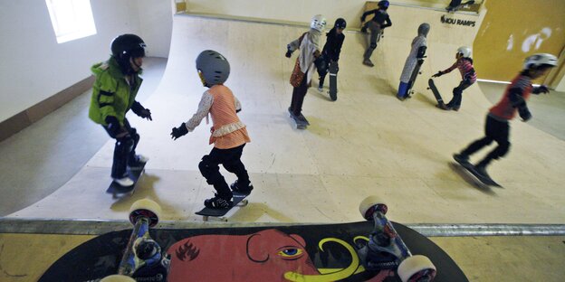Skatepark auch für Mädchen in Afghanistan Skatepark auch für Mädchen in Afghanistan