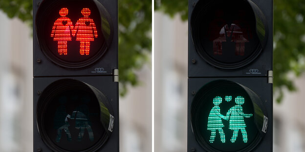 Die Ampelpärchen in Wien Die Ampelpärchen in Wien