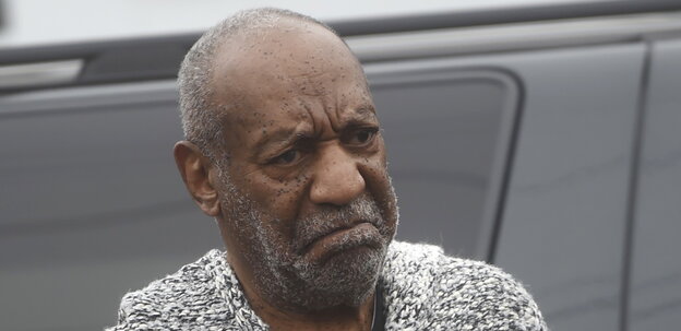 Ein grimmig dreinblickender Bill Cosby Ein grimmig dreinblickender Bill Cosby