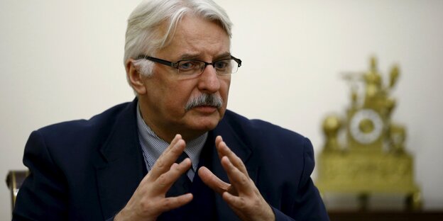 Polens Außenminister Witold Waszczykowski Polens Außenminister Witold Waszczykowski