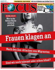 Titelseite des Magazins "Focus" am 8. Januar 2016