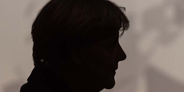 Angela Merkels Umrisse Angela Merkels Umrisse