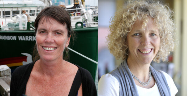 Bunny McDiarmid und Jennifer Morgan Bunny McDiarmid und Jennifer Morgan