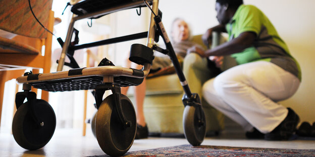 Rollator und Pflegesituation Rollator und Pflegesituation