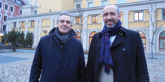 Roland Fleischer und Alexander Ahrens im Porträt. Roland Fleischer und Alexander Ahrens im Porträt.