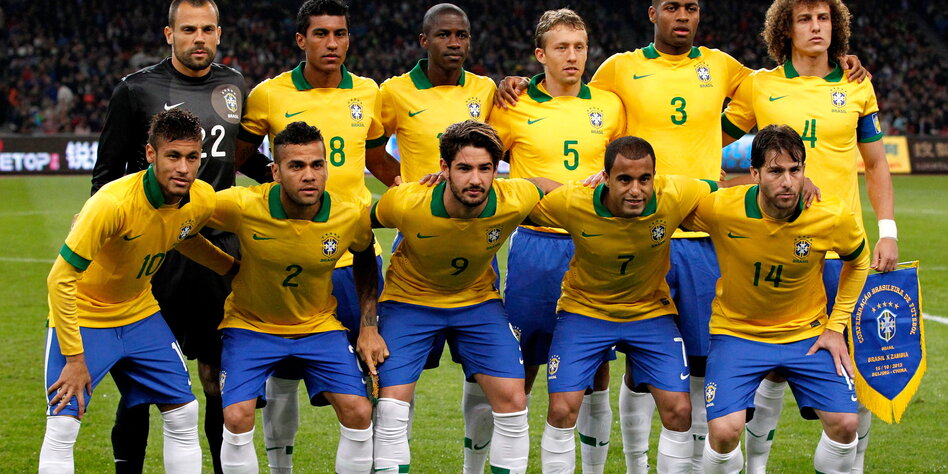 Fußballmannschaft Brasilien Fußballmannschaft Brasilien