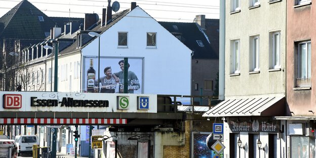 Häuser in einer Innenstadt Häuser in einer Innenstadt
