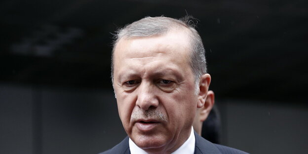 Der türkische Staatspräsident Recep Tayyip Erdoǧan Der türkische Staatspräsident Recep Tayyip Erdoǧan