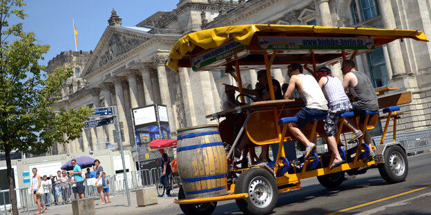 Bierbike in Berlin