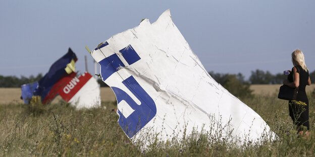 Wrackteile des Flugzeugs MH17 Wrackteile des Flugzeugs MH17