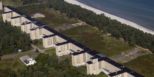Luftbild der Anlage von Prora Luftbild der Anlage von Prora