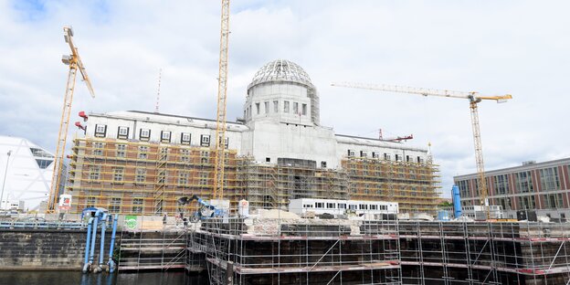 Baustelle des Stadtschlosses in Berlin