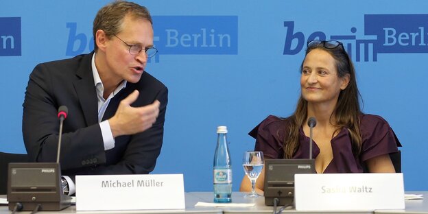 Sasha Waltz und Michael Müller Sasha Waltz und Michael Müller