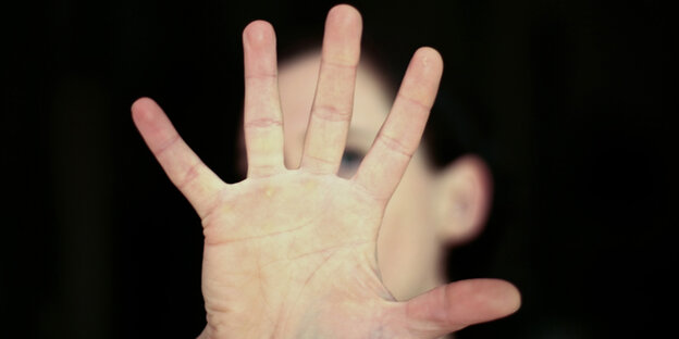 Abwehrende Hand Abwehrende Hand