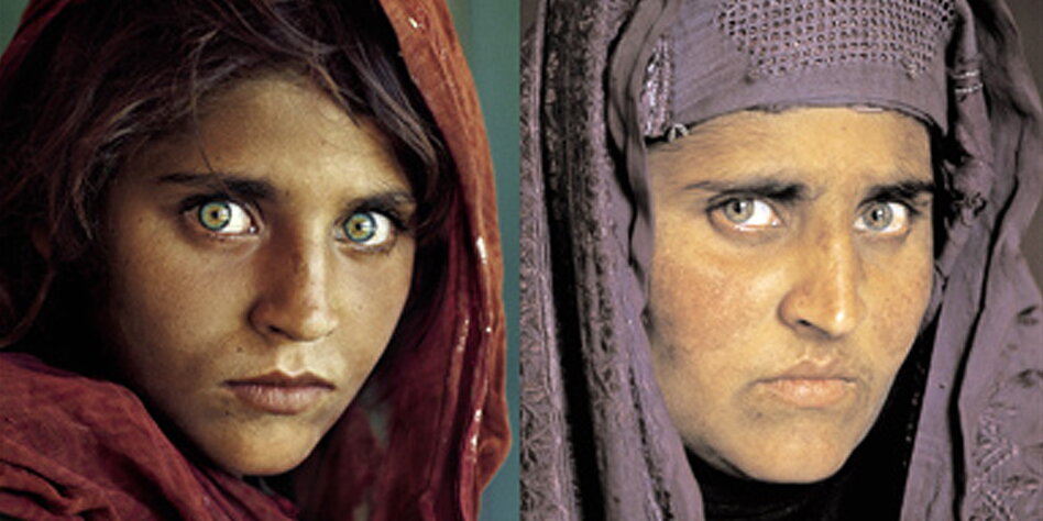 Aus einem afghanischen mädchen