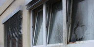 Ein kaputtes Fenster in Jüterbog