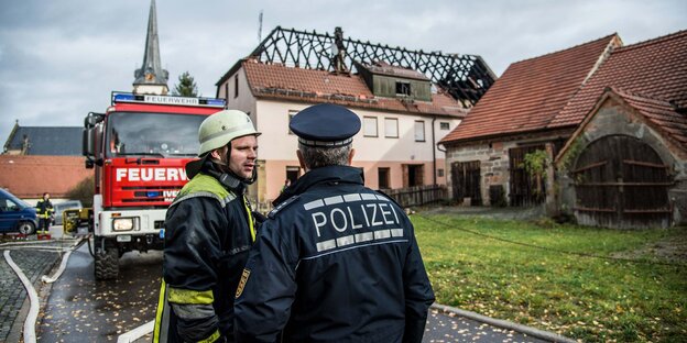 Feuerwehreinsatz in Pfedelbach Feuerwehreinsatz in Pfedelbach