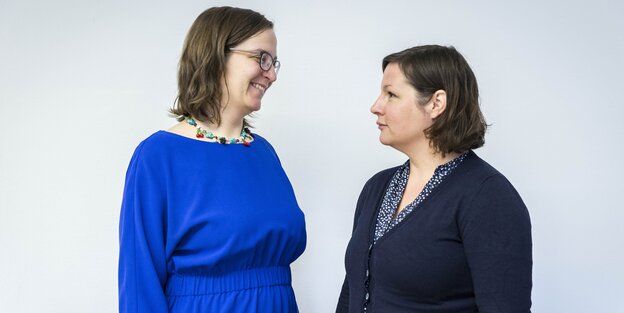 Silke Gebel und Antje Kapek Silke Gebel und Antje Kapek