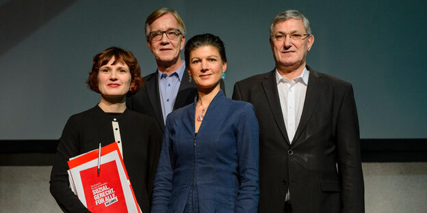 Katja Kipping, Dietmar Bartsch, Sahra Wagenknecht, Bernd Riexinger Katja Kipping, Dietmar Bartsch, Sahra Wagenknecht, Bernd Riexinger