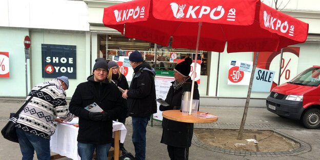 Wahlkampf der KPÖ in Graz Wahlkampf der KPÖ in Graz