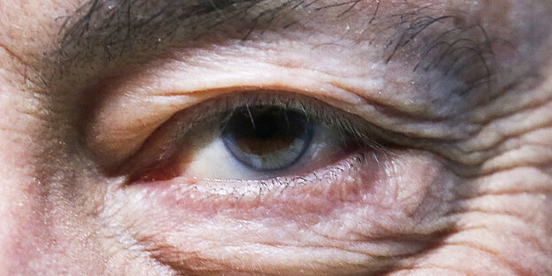 Das linke Auge von Mario Draghi Das linke Auge von Mario Draghi