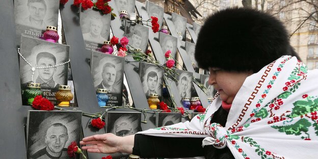 Gedenkveranstaltung am vergangenen Samstag für die Opfer auf dem Maidan 2014 Gedenkveranstaltung am vergangenen Samstag für die Opfer auf dem Maidan 2014