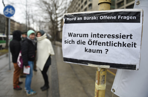 Demo für die Aufklärung des Mordes Demo für die Aufklärung des Mordes